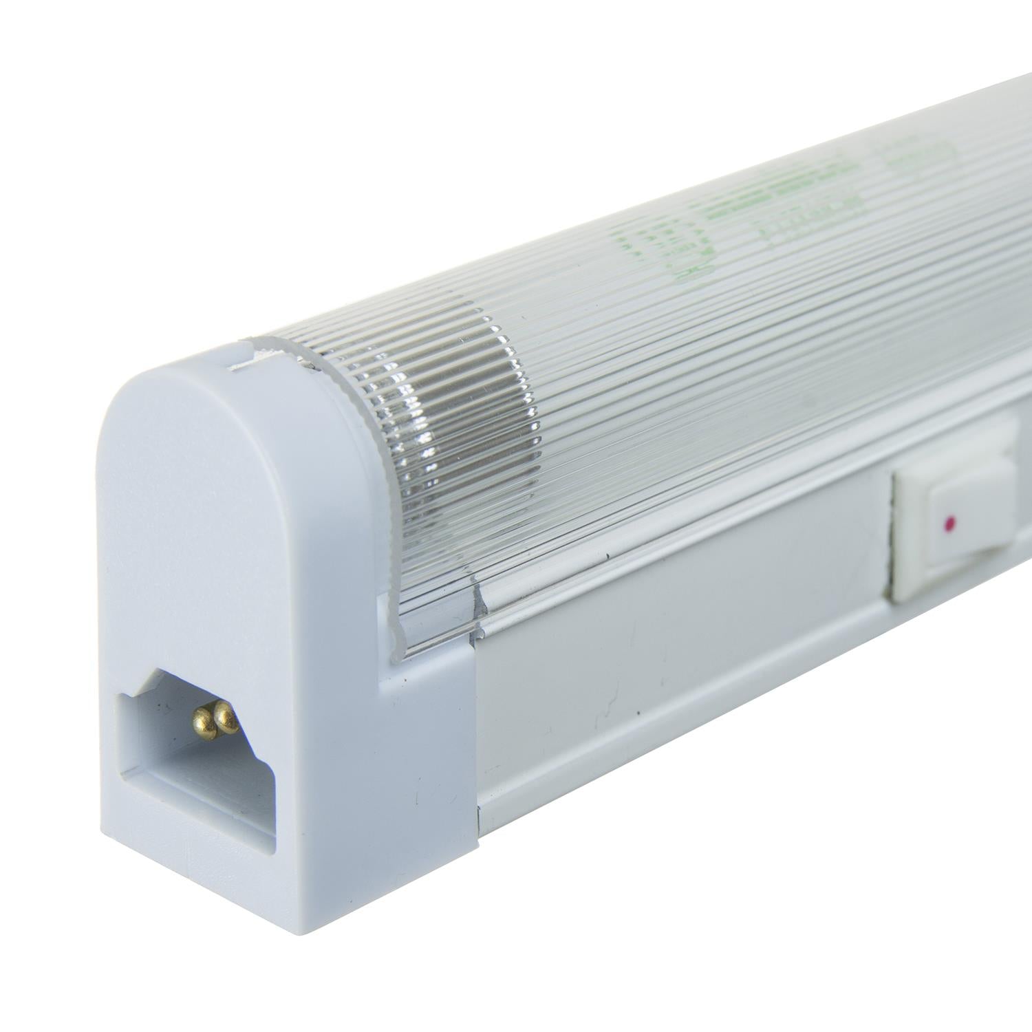 Sunlite 12 Watt Fluorescent Under Cabinet Fixture with Plug, White Finish, 17