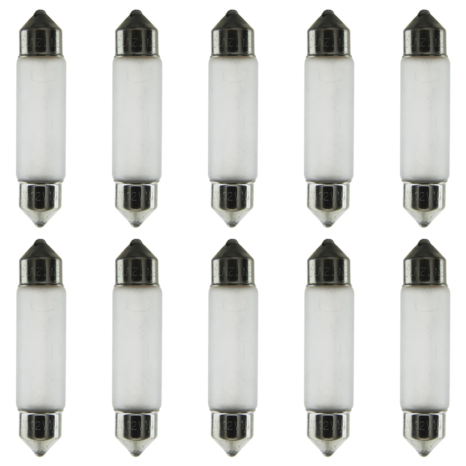 10 Watt T3.25 Xelogen, Festoon Base, Frost (10 Pack) - Cheap-Us