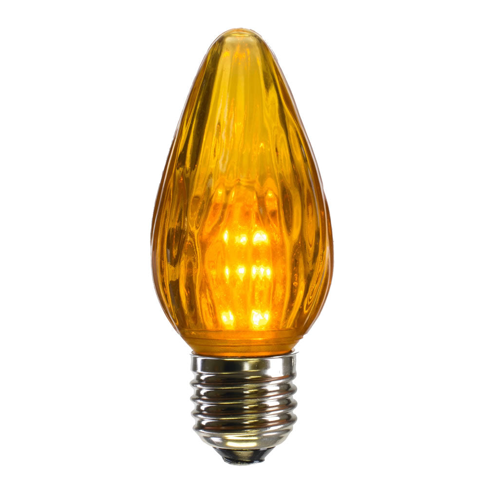 Vickerman F15 Gold LED Plastic Flame Replacement Bulb package of 25 - Cheap-Us