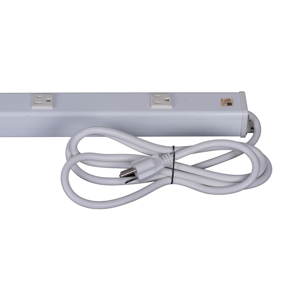 Vickerman 6' White Outlet Bar 12 Outlets 6' Lead Wire 15Amp 125Volt CUL Approved. 3.63 Lbs. - Cheap-Us