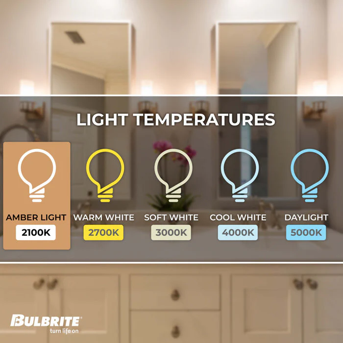 BULBRITE INCANDESCENT T8 CANDELABRA SCREW (E12) 40W DIMMABLE NOSTALGIC LIGHT BULB 2200K/AMBER 4PK (132517) - Cheap-Us