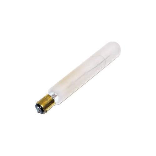 Bulbrite 20T6.5F/DC 20 Watt Incandescent T6.5 Tube Exit Light, Double Contact Bayonet Base, Frost - Cheap-Us