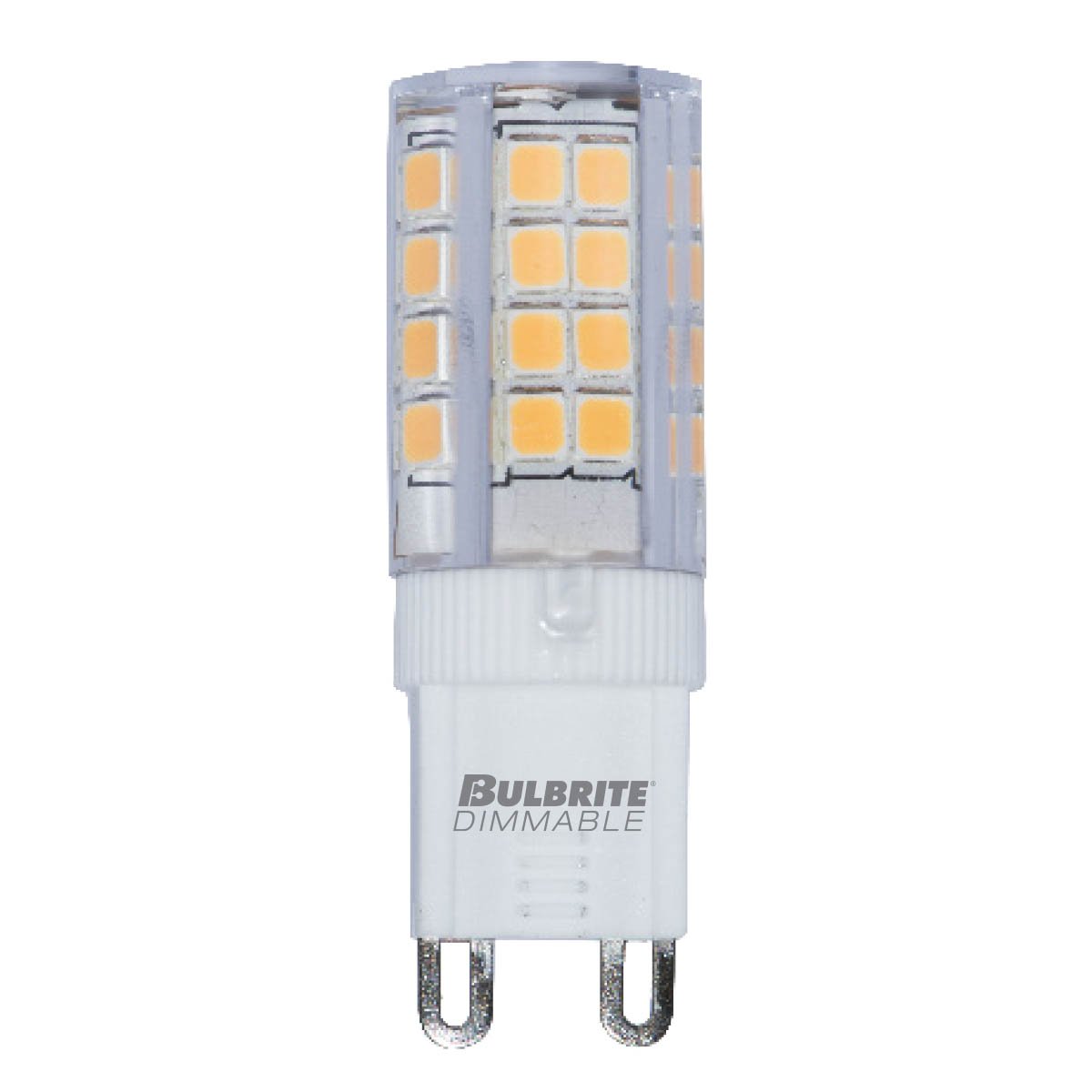 Bulbrite LED T6 Dimmable Bi-Pin Base (G9) Light Bulb, 35 Watt Equivalent, 2700K, Clear - Cheap-Us