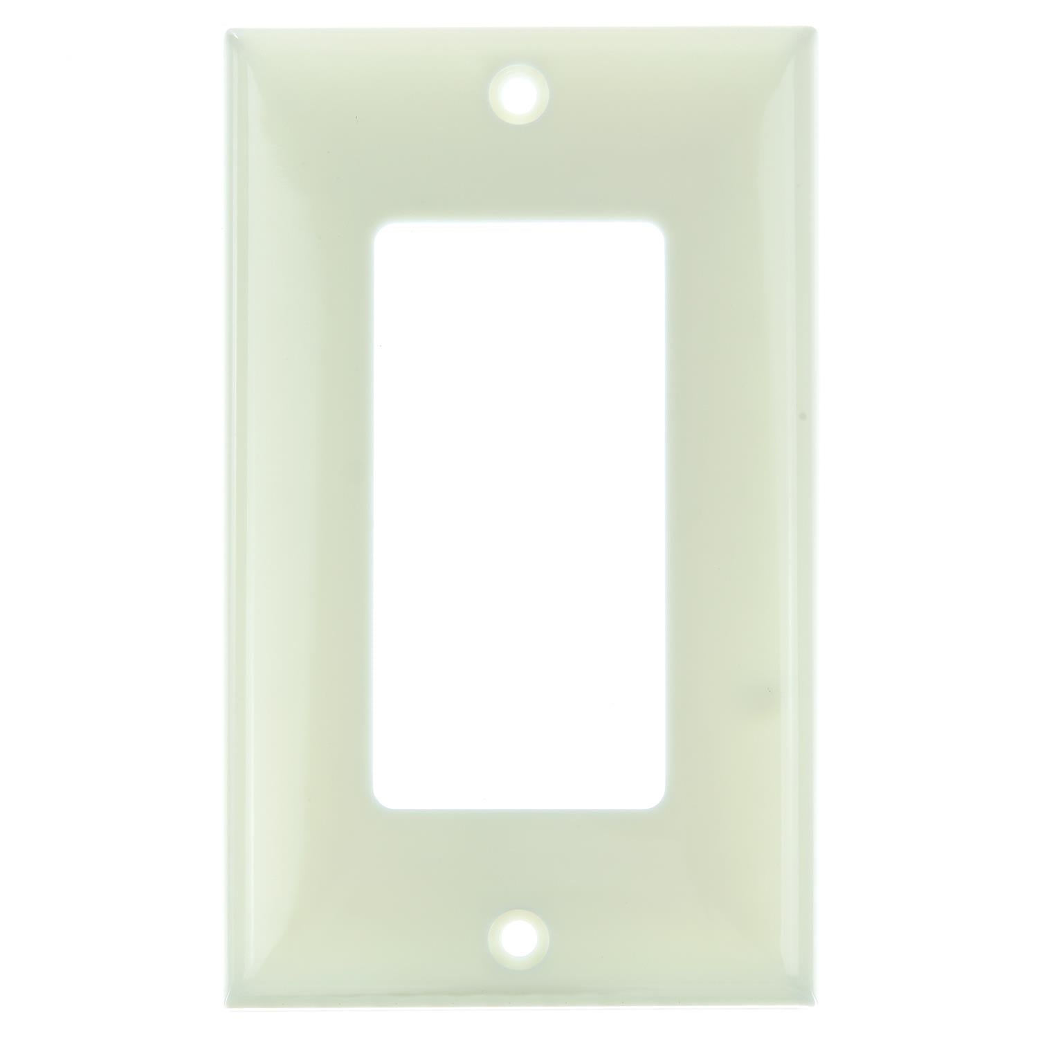 Sunlite E301/A 1 Gang Decorative Switch and Receptacle Plate, Almond - Cheap-Us
