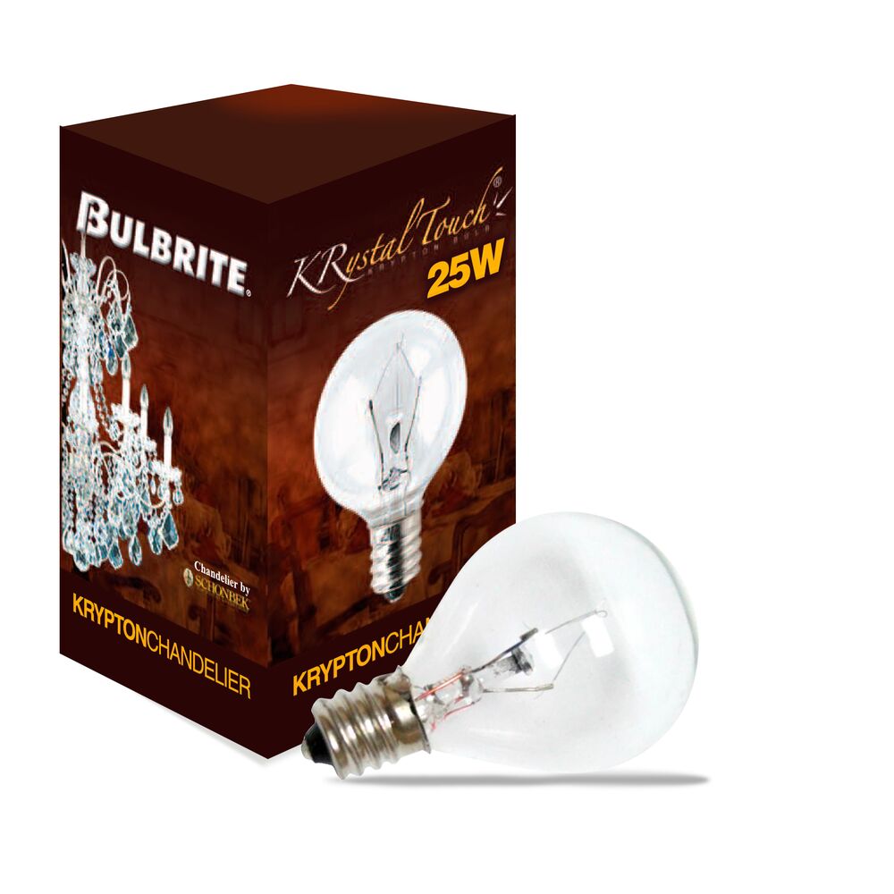BULBRITE KRYPTON G11 CANDELABRA SCREW (E12) 25W DIMMABLE LIGHT BULB 2700K/WARM WHITE 20PK (461025) - Cheap-Us