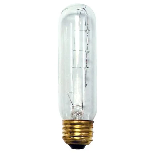 BULBRITE INCANDESCENT T10 MEDIUM SCREW (E26) 25W DIMMABLE LIGHT BULB 2700K/WARM WHITE 18PK (704325) - Cheap-Us