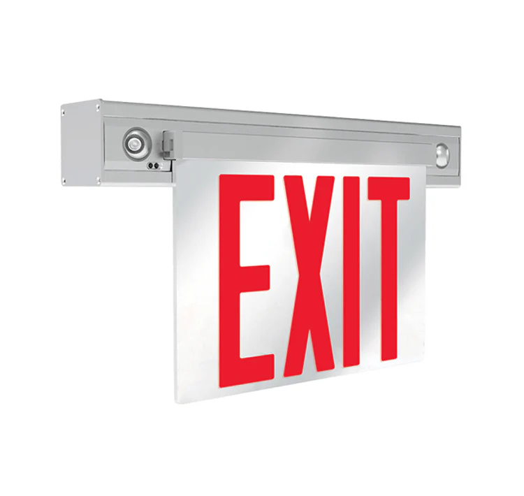 LED Edge Lit Combo Exit Sign - Cheap-Us