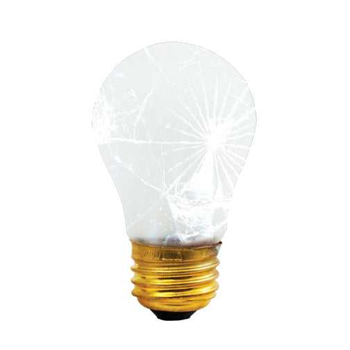 Bulbrite 40A15/TF 40 Watt Incandescent Shatter Resistant A15 Bulb, Medium Base, Frost, Tough Coat - Cheap-Us