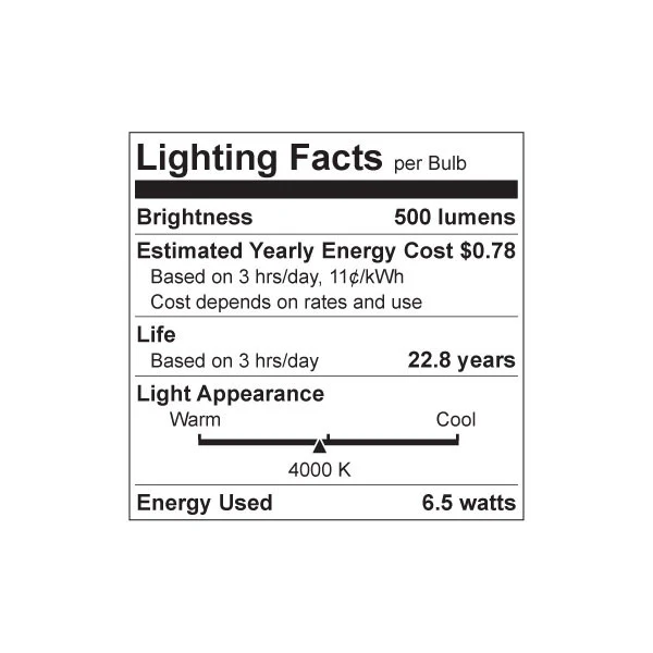 Luxrite LED MR16 Reflector Light Bulb, GU10 Base, 6.5W, 4000K - Cool White, 500 Lumens, 80 CRI, White Finish, Dimmable (LR21502) - Cheap-Us