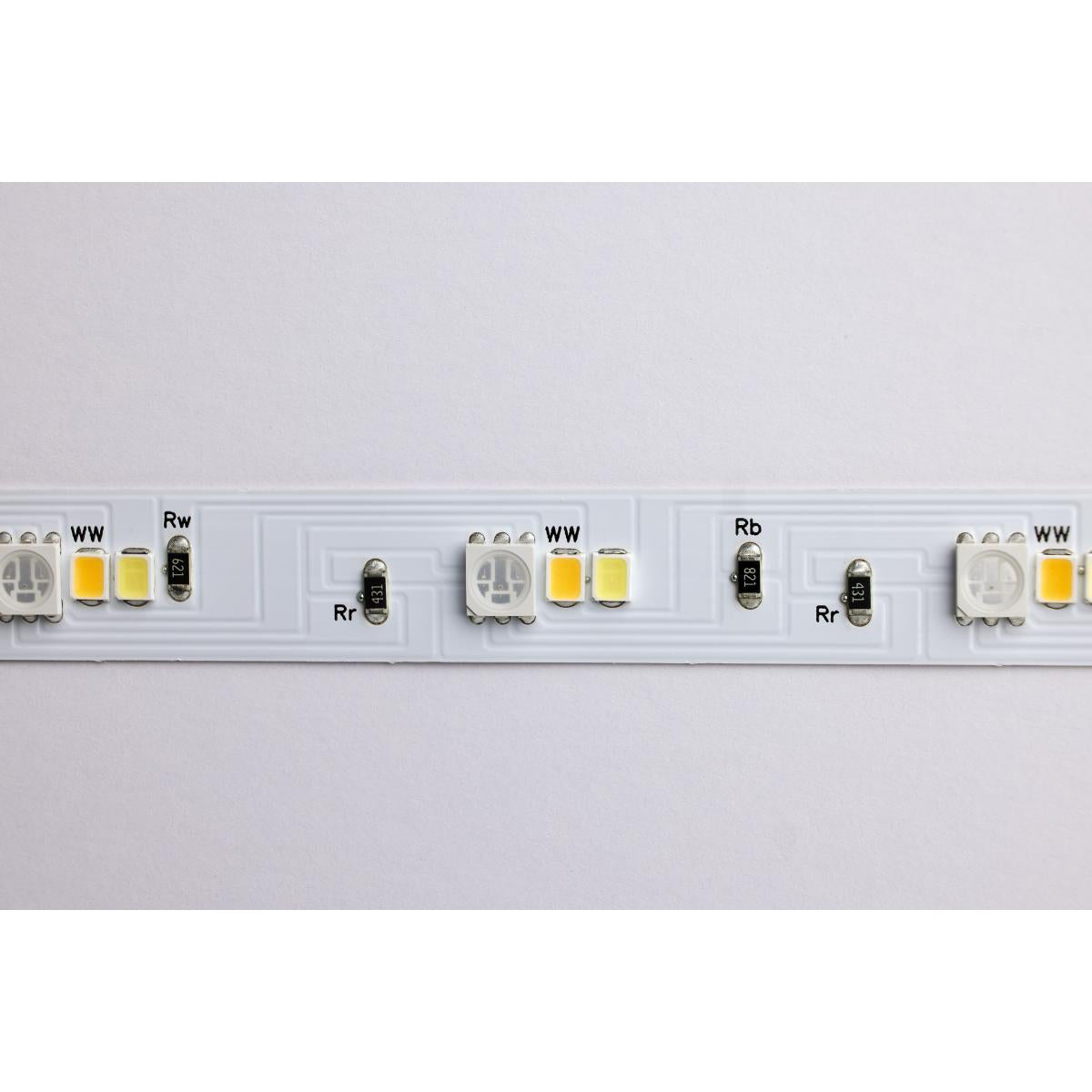 64-110 TAPE/RGBTW/IP20/PLUG/16' Dimension Performer; Tape light strip; 16 ft.; RGB plus Tunable White; Plug connection; IR Remote Included - Cheap-Us