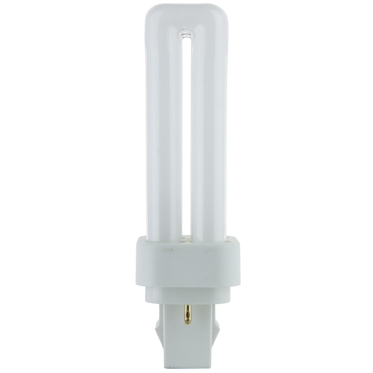 Sunlite 13 Watt PLD 2-Pin Double U-Shaped Twin Tube, GX23-2 Base, Super White - Cheap-Us