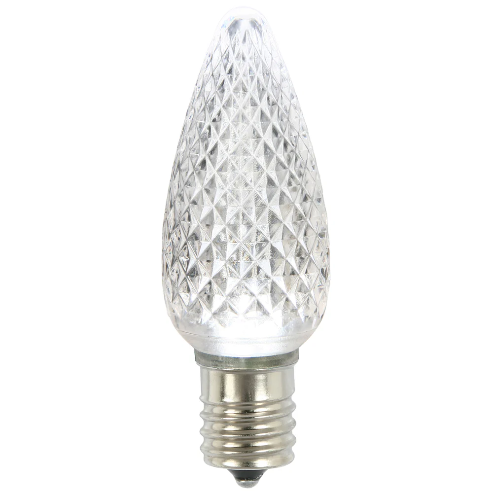 Vickerman C9 LED Pure White Faceted Twinkle Bulb bag of 25 - Cheap-Us