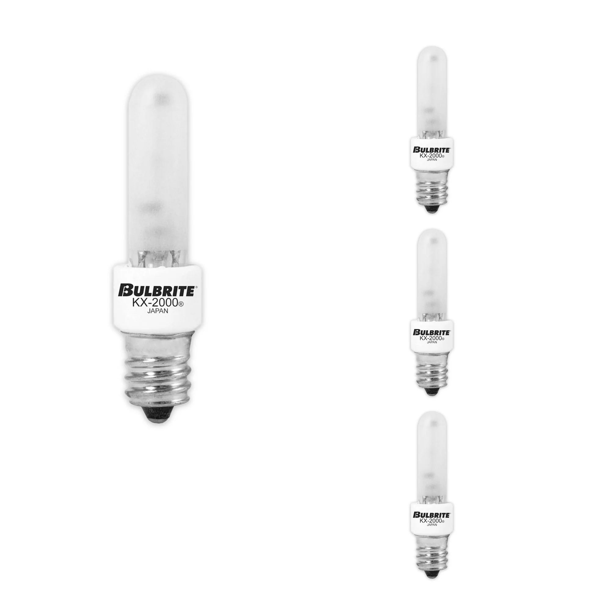 BULBRITE 40W T3 KX2000 FROST E12 120V-4PK - Cheap-Us
