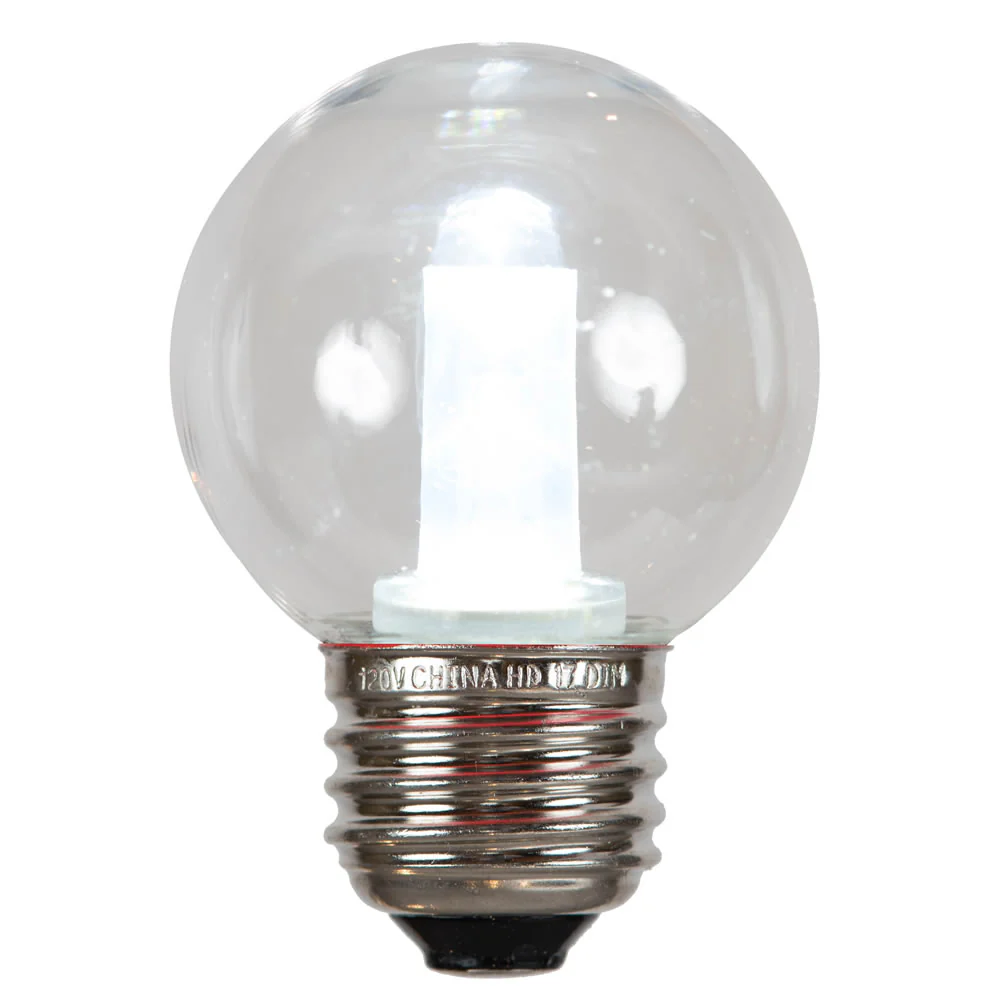 Vickerman G50 PURE WHITE SMD Tube LED Bulb 10/Bag - Cheap-Us