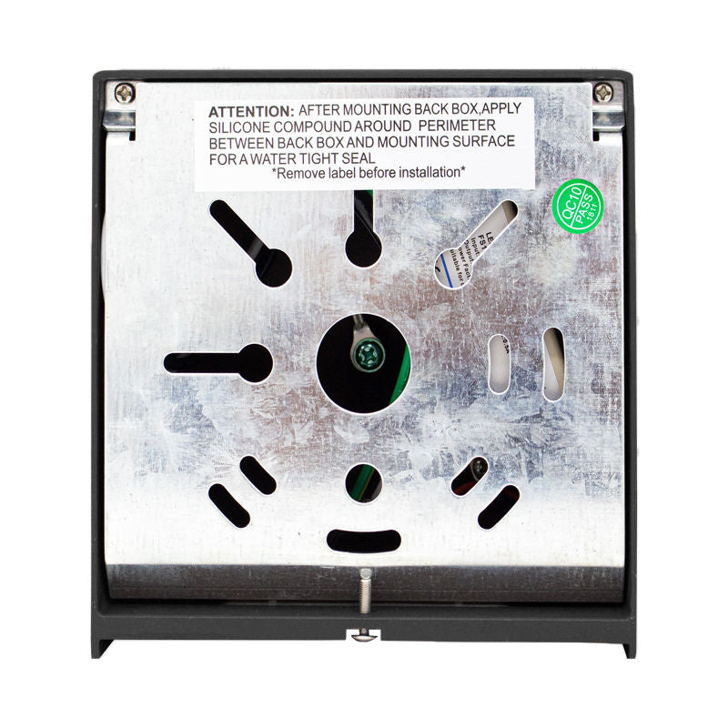 Westgate Ho Mini Cutoff WallPack Select 10/15/24W 30/40/50K Photocell, Bk, Outdoor Lighting, 10W/15W/24W, 110 Lumens/W,  30K/40K/50K, Black Finish, 0-10V - Cheap-Us