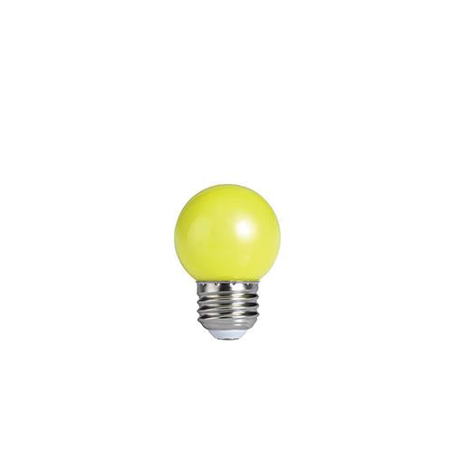 Bulbrite LED/G14Y 1 Watt Ambient LED Color Light G14 Bulb, Medium Base, Yellow - Cheap-Us