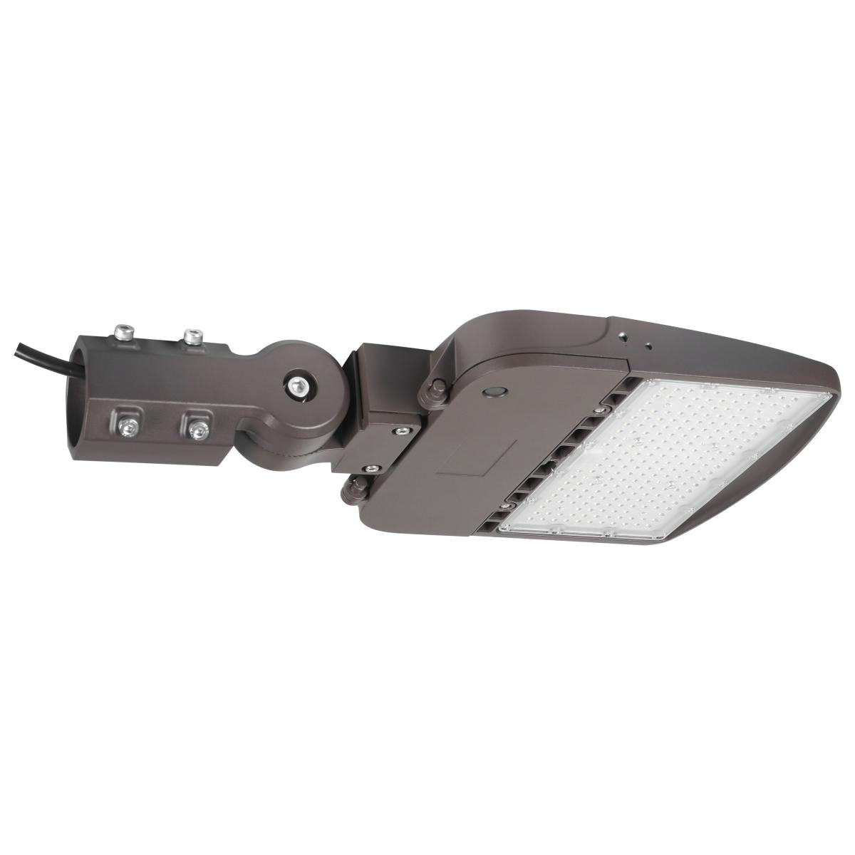 Satco Nuvo LED Area Light Type III/IV/V, 100W/150W/200W/240W/300W, Bronze Finish, 5000K, 120-277V/277-480V - Cheap-Us