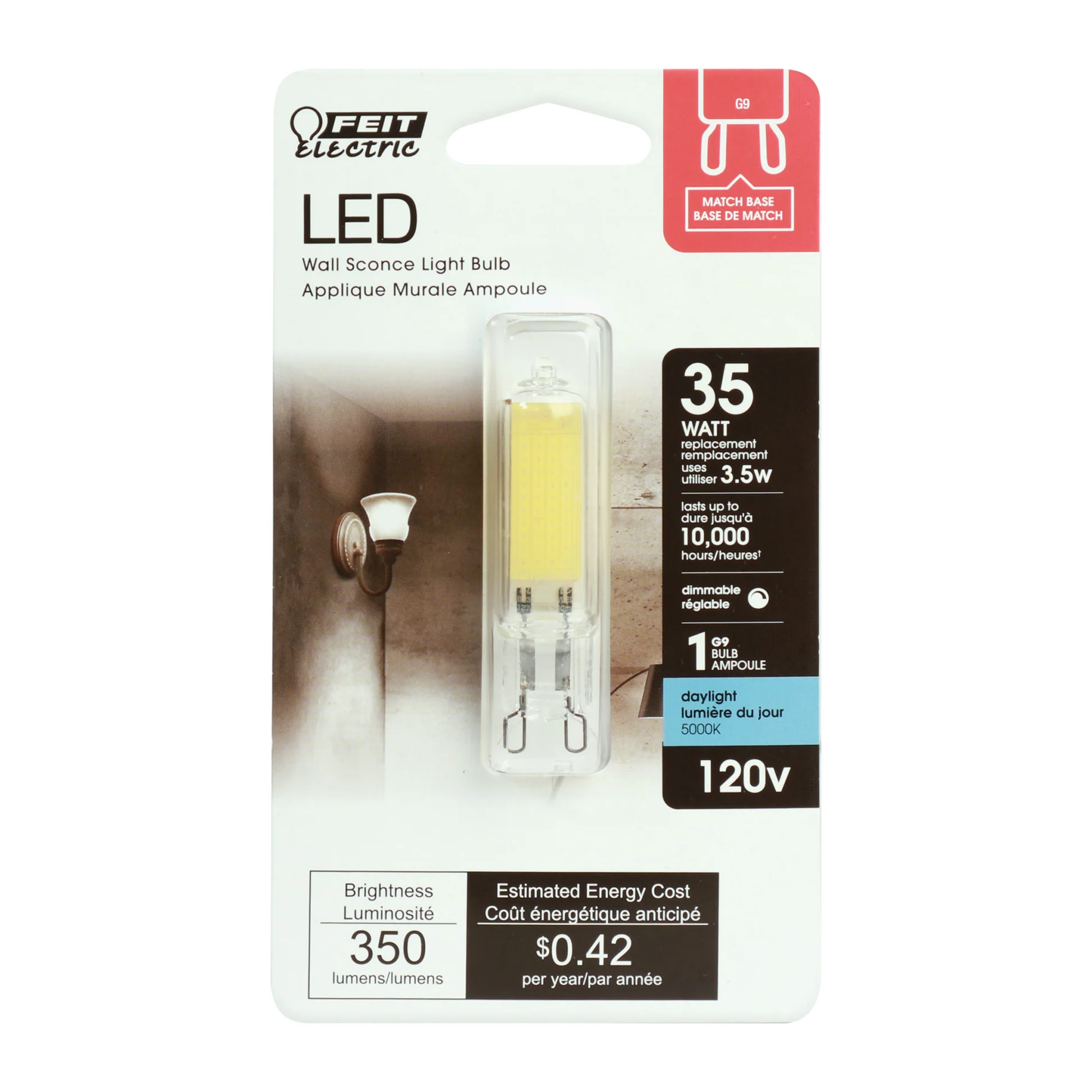 35-Watt Equivalent T4 Warm White Specialty LED - Cheap-Us