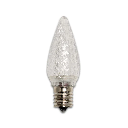 Bulbrite Pack of (25) 0.6 Watt Clear C9 LED Light Bulbs Intermediate (E17) Base, 2700K Warm White Light - Cheap-Us