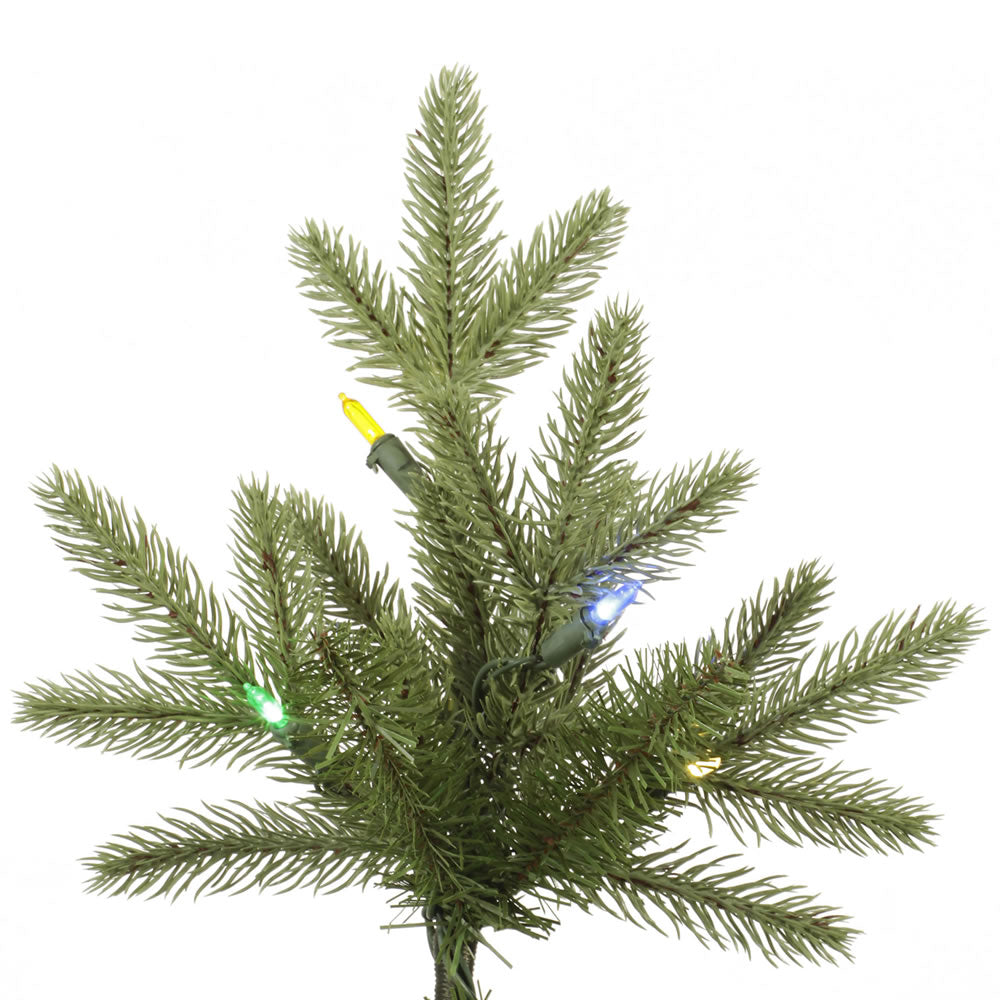 Vickerman 9' Fresh Balsam Fir Artificial Christmas Tree Multi-Colored Dura-Lit® LED Lights - Cheap-Us