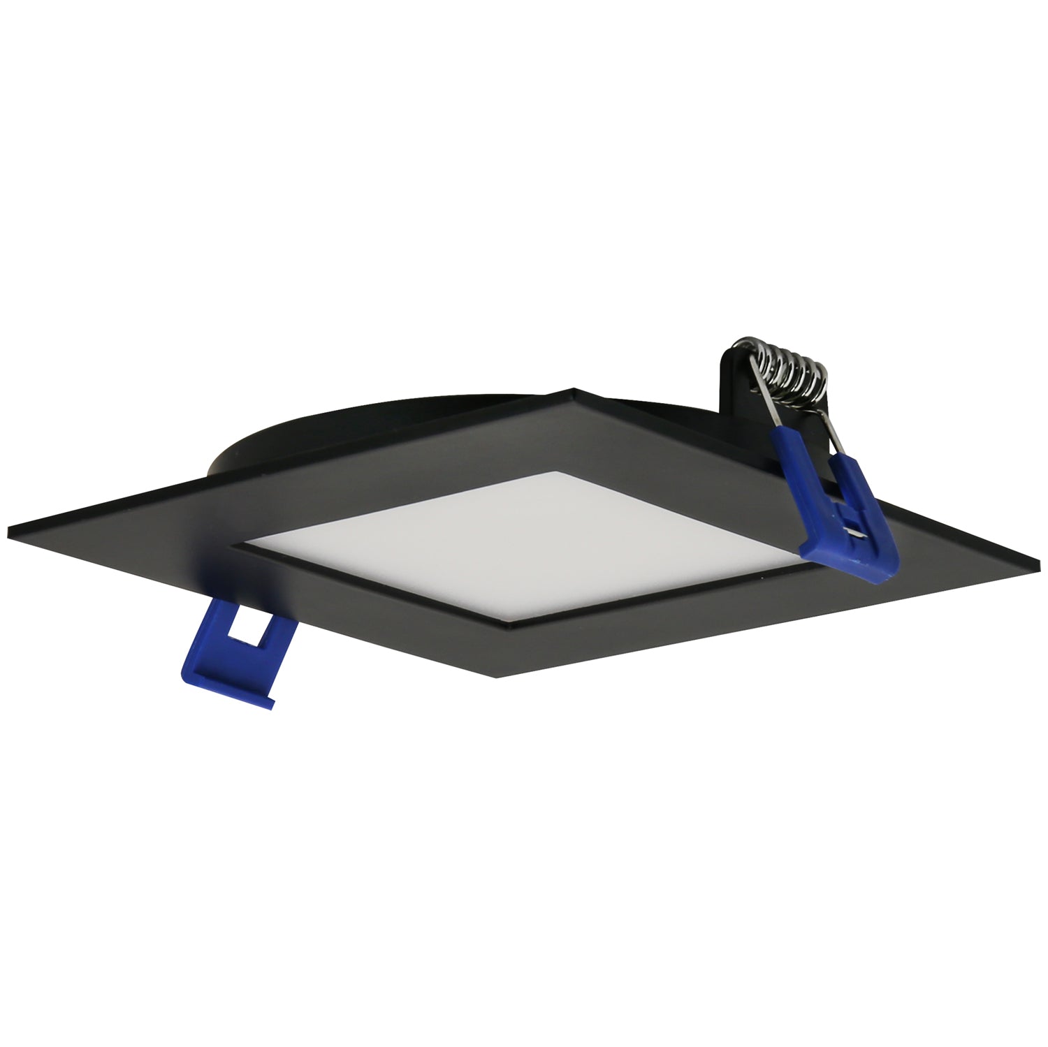 Sunlite 87805 LED 4-Inch Recessed Slim Downlight Fixture, 12 Watts (65W=), 700 Lumens, Indoor & Outdoor, Color Selectable 27K/30K/35K/40K/50K, 90 CRI, 120V, Dimmable, ETL Listed, Matte Black, 1 Pack - Cheap-Us