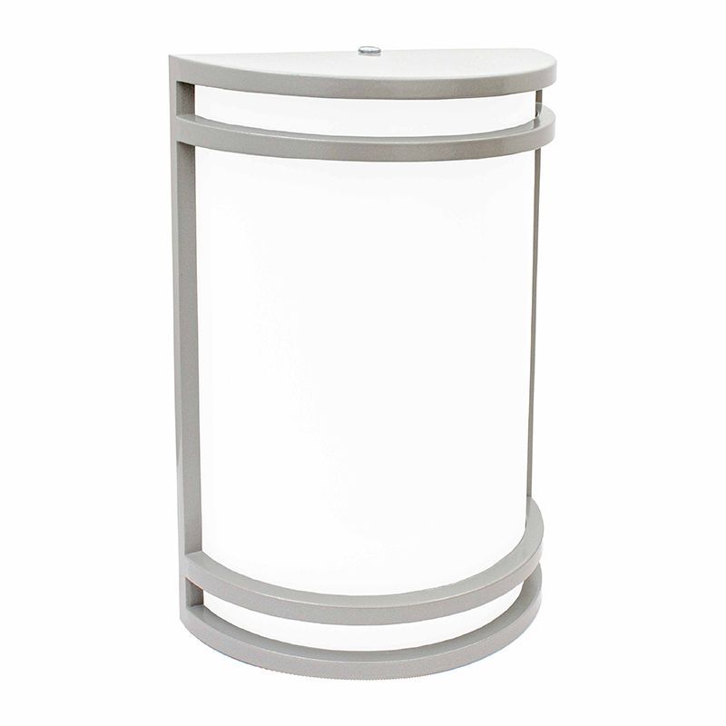 Westgate Lds-MCT5-Sil:  LED Decorative Wall Sconce, 15W 1500 Lumens 5Cct 27/30/35/40/50K, Silver, Outdoor Lighting, 15W, 1500 Lumens, 27K/30K/35K/40K/50K, Silver Finish, TRIAC Dimming - Cheap-Us