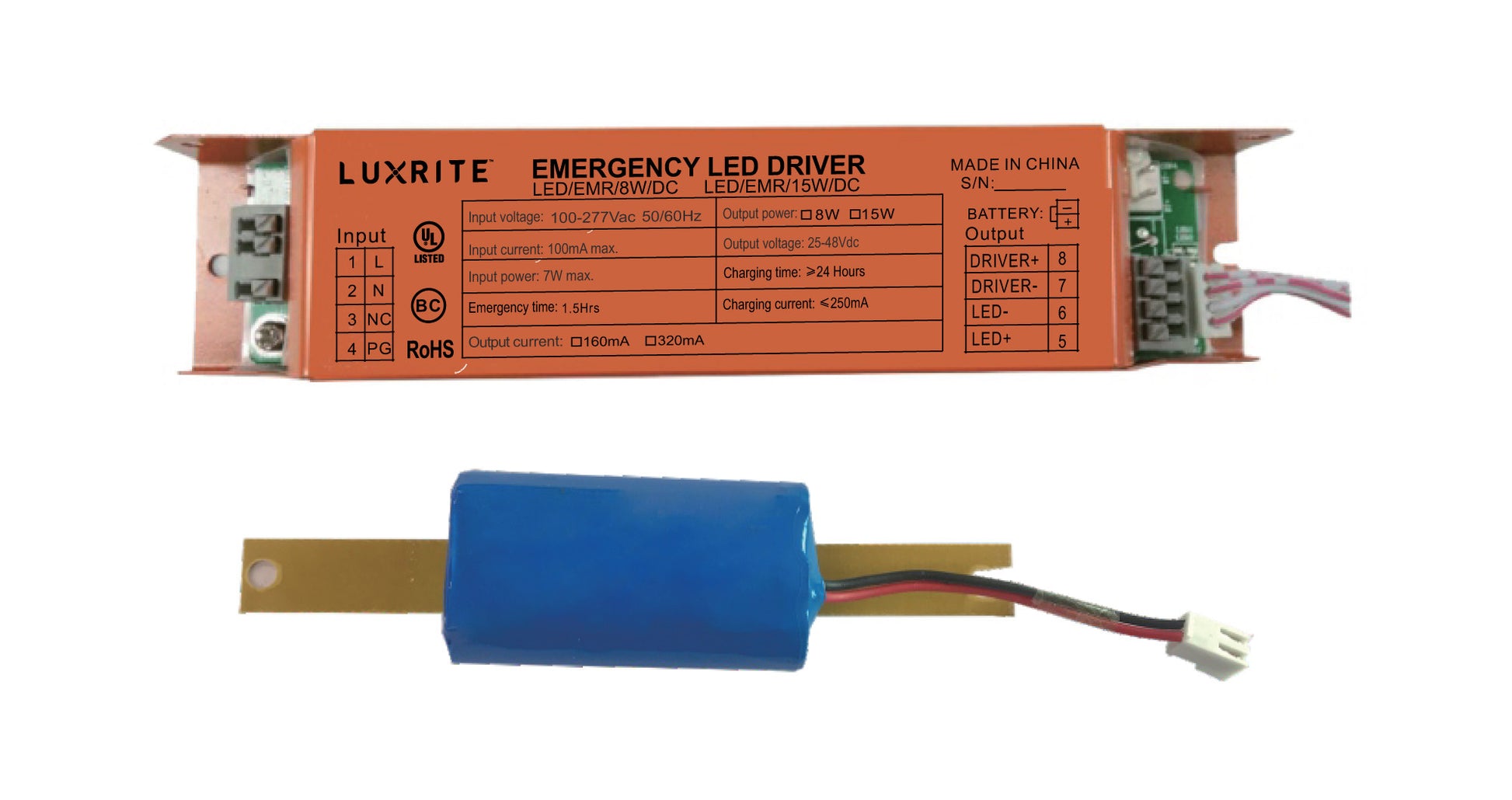 EMERGENCY DRIVER 15W DC - Cheap-Us