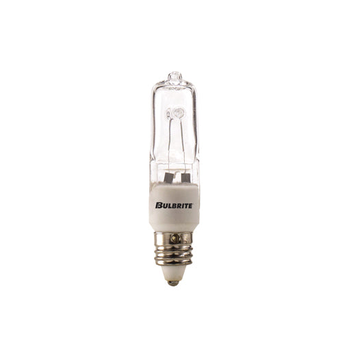 Bulbrite Q75CL/MC 75 Watt Dimmable Halogen JD T4 Capsule Bulb, Mini-Candelabra Base , Clear - Cheap-Us