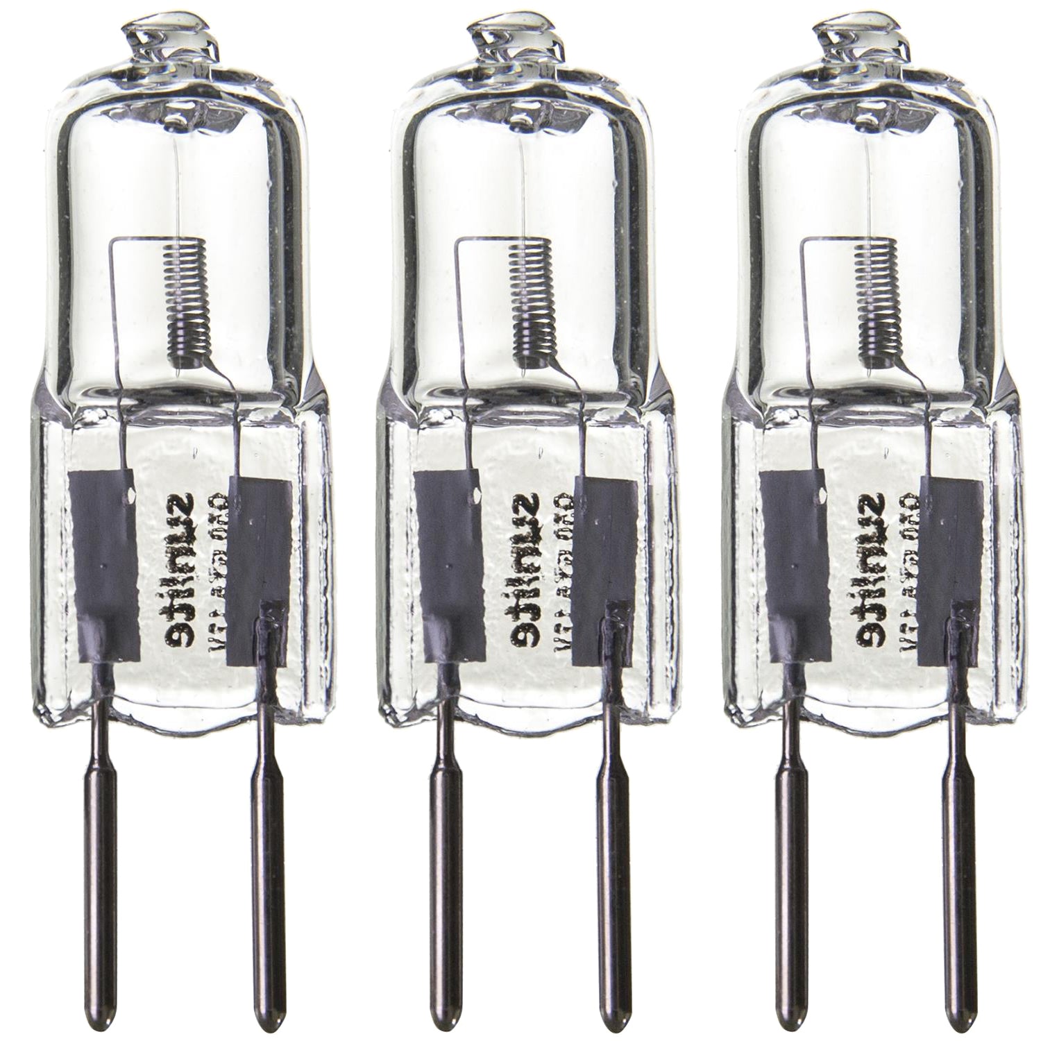 Sunlite 50 Watt, Single Ended T3.5, GY6.35 Bi-Pin Base, Clear - Cheap-Us