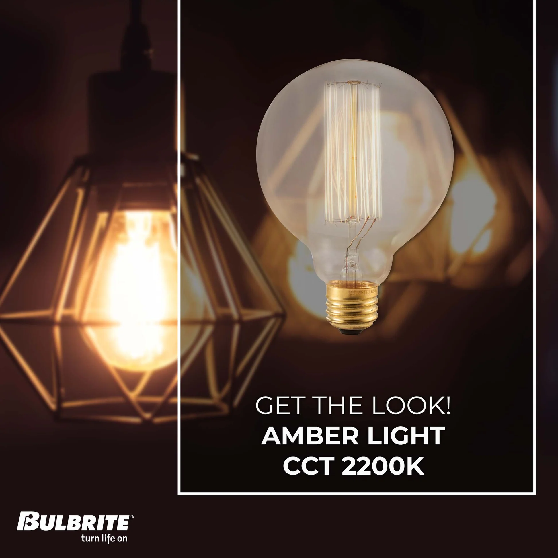 BULBRITE INCANDESCENT G30 MEDIUM SCREW (E26) 40W DIMMABLE NOSTALGIC LIGHT BULB 2200K/AMBER 4PK (342040) - Cheap-Us