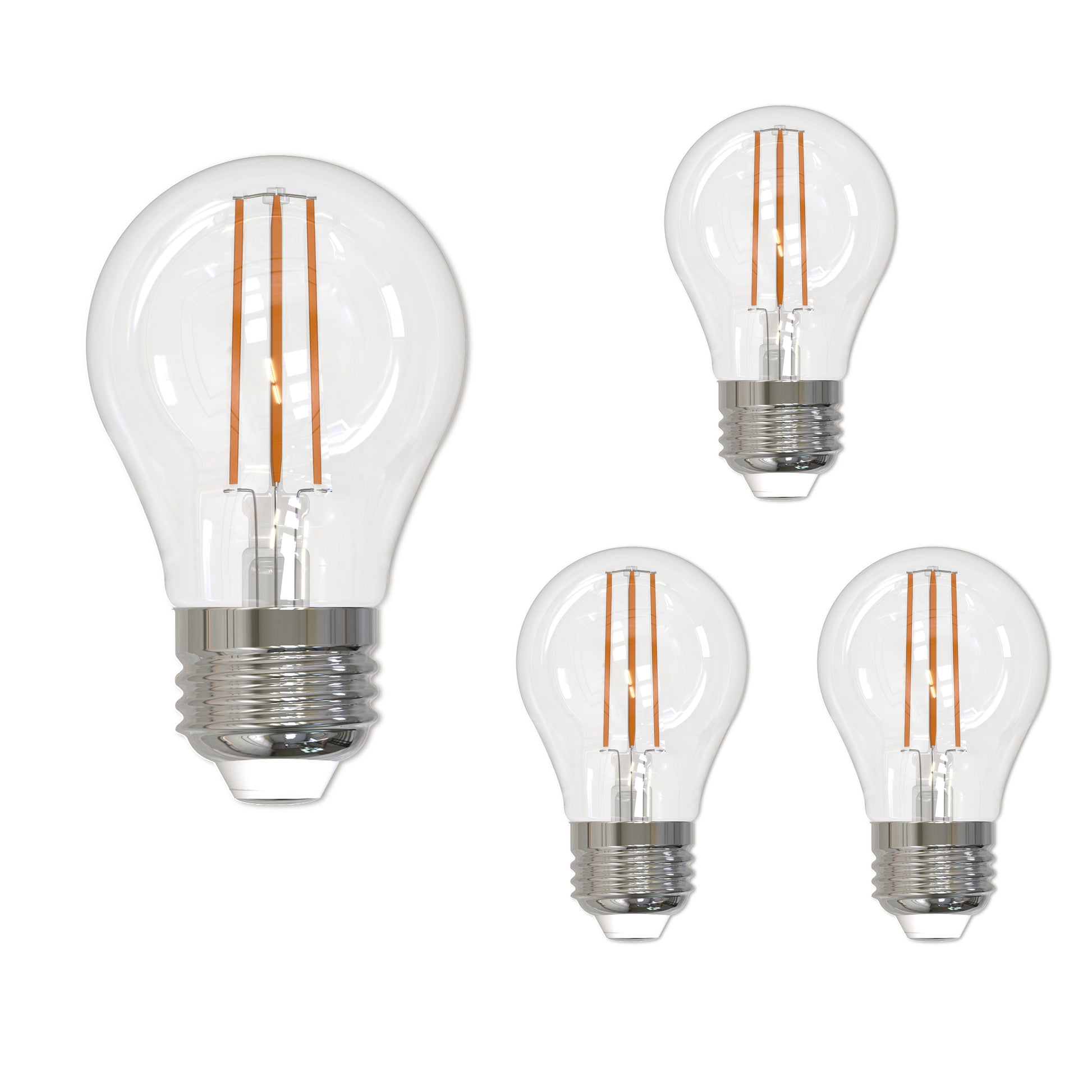 BULBRITE 7W LED A15 3000K FILAMENT BASICS DIMMABLE 4PK - Cheap-Us