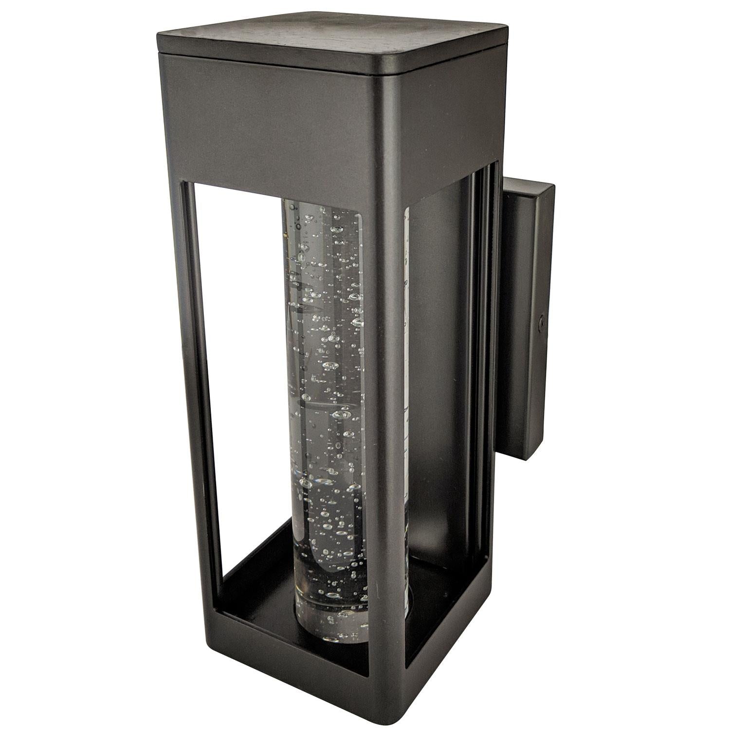 Sunlite 81225-SU LED Open Cage Raindrop Wall Light Fixture, 12 Watts, Dimmable, 500 Lumens, Oil Rubbed Bronze Finish With Bubble Glass, Outdoor Use, ETL Listed, 50K -Super White 14 Inches - Cheap-Us