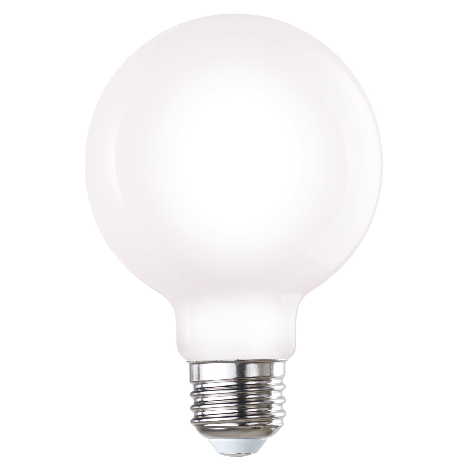 Bulbrite 7 Watt Dimmable Milky Filament G25 Medium (E26) LED Bulb - 650 Lumens, 2700K, and 80 CRI - Cheap-Us