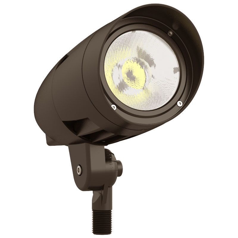 Westgate X-Gen Bullet 120-277V 10-30W Select, 30/40/50K Select, 60-Degree, Bronze, Outdoor Lighting, 10W/20W/30W, 120 Lumens/W, 3000K/4000K/5000K, Bronze Finish, 0-10V - Cheap-Us