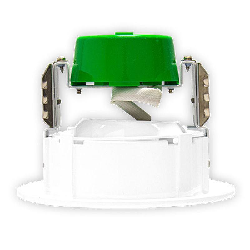 Westgate 4In 10W Adjustable Baffle Composite Recessed Trim 5CCT 27/30/35/40/50K, Residential Lighting, 10W, 800 Lumens, 27K/30K/35K/40K/50K, White Finish, TRI-AC Dimmable - Cheap-Us