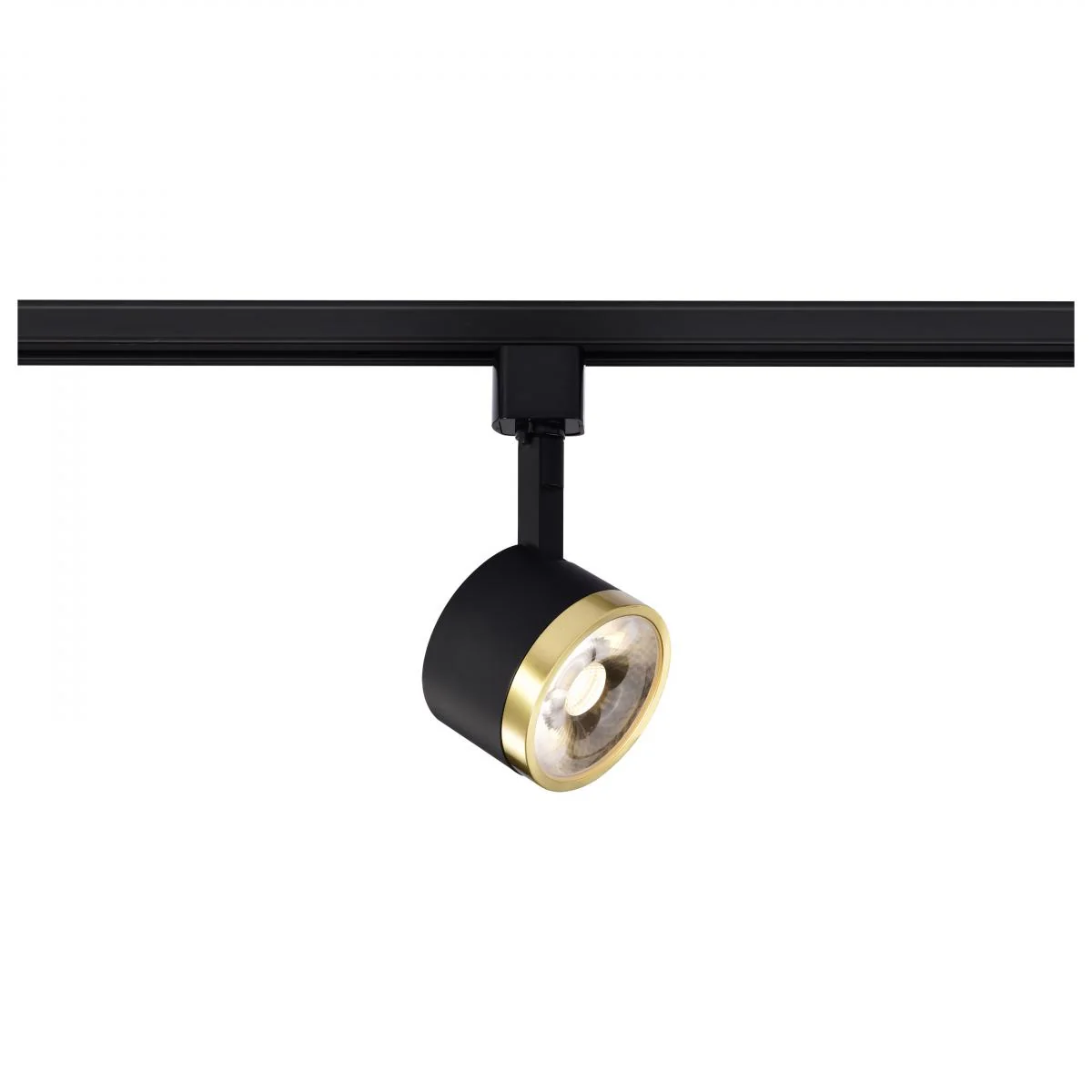 TH635 12W LED TRACK HEAD ROUND 24 12 Watt LED Track Head; Round; 3000K; Matte Black and Brushed Brass Finish - Cheap-Us