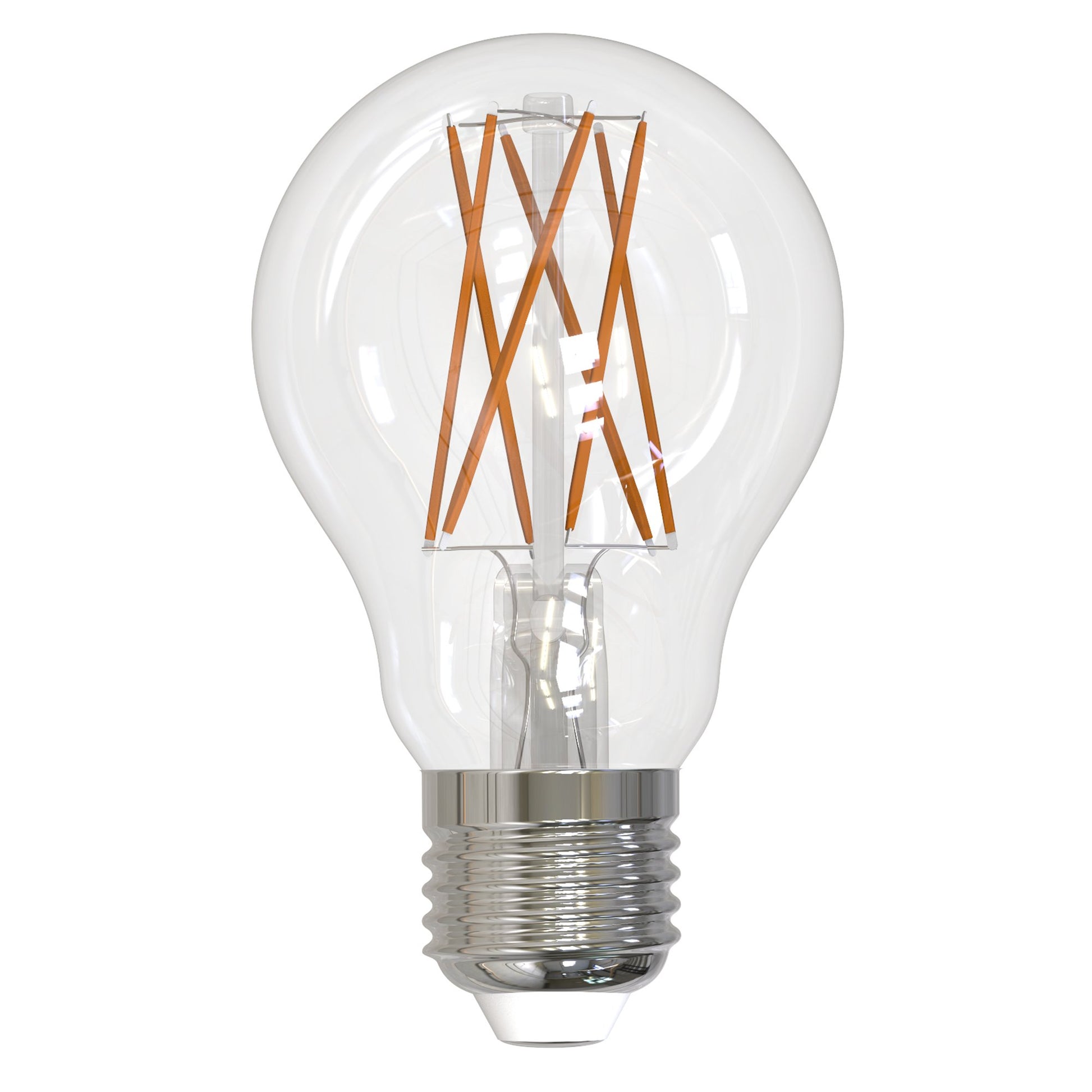 BULBRITE LED A19 MEDIUM SCREW (E26) 8.5W FULLY COMPATIBLE DIMMING FILAMENT LIGHT BULB 2700K/WARM WHITE 60W INCANDESCENT EQUIVALENT 2PK (774140) - Cheap-Us
