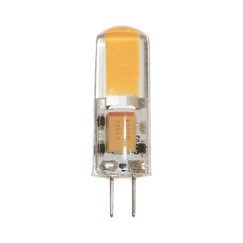 Luxrite G4 LED  Light Bulb, 1.5W, 200 Lumens, 12V, 4000K - Cool White, Clear Finish, 80 CRI (LR24632) - Cheap-Us