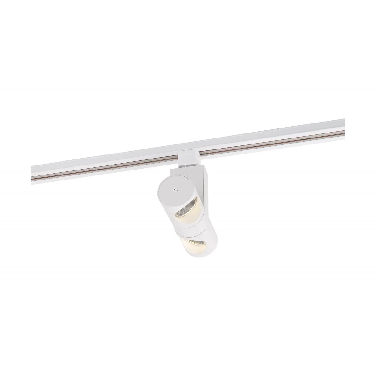 TH483 24W LED PIPE DUAL TRACK HEAD LED; 24 Watt Track Head; Dual Pipe; White; 36 deg. Beam Angle - Cheap-Us