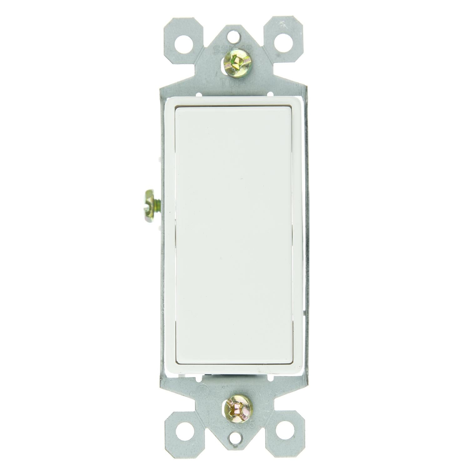 Sunlite E511 3 Way Grounded Rocker Switch, White - Cheap-Us