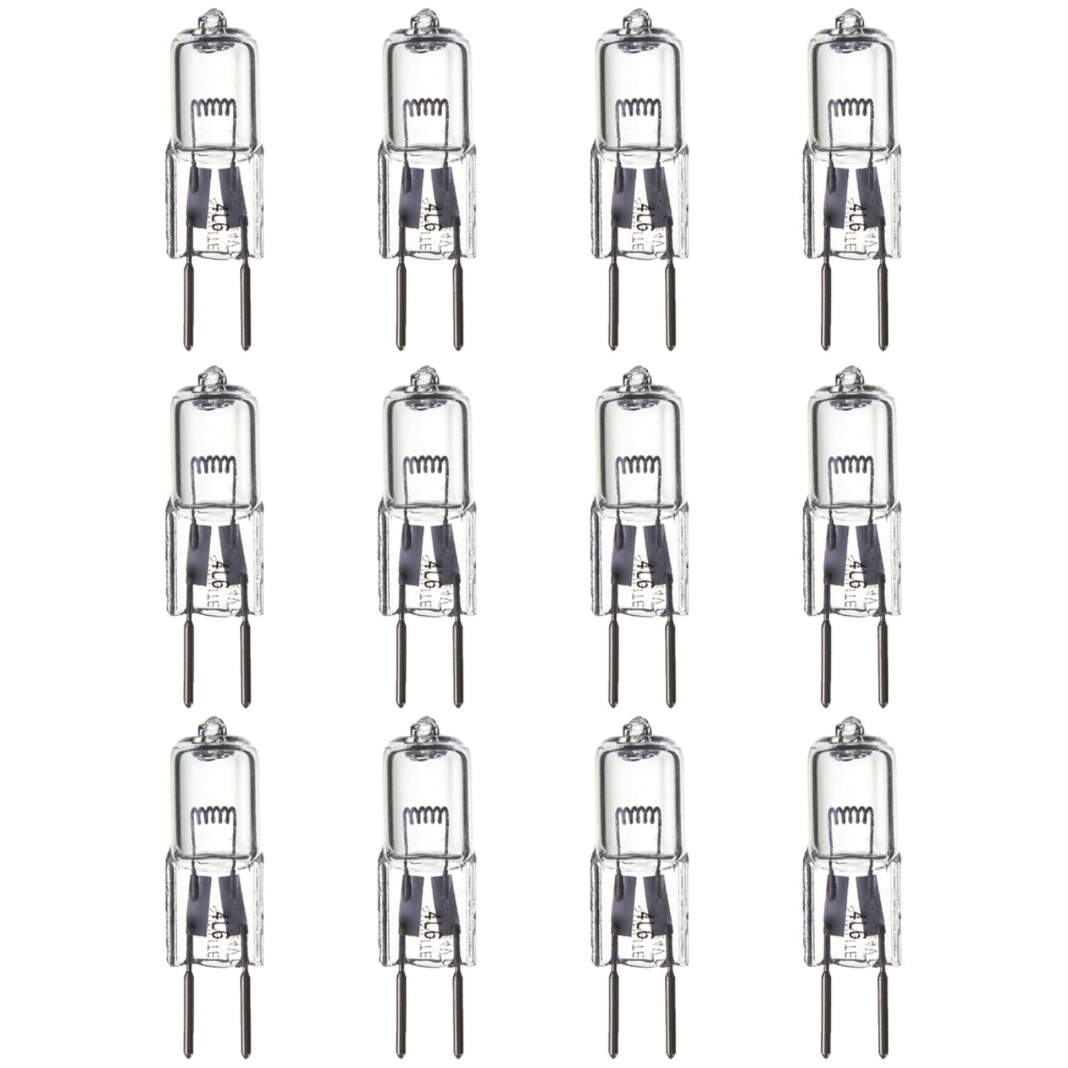 Sunlite 50 Watt, Single Ended T3.5, GY6.35 Bi-Pin Base, Clear - Cheap-Us