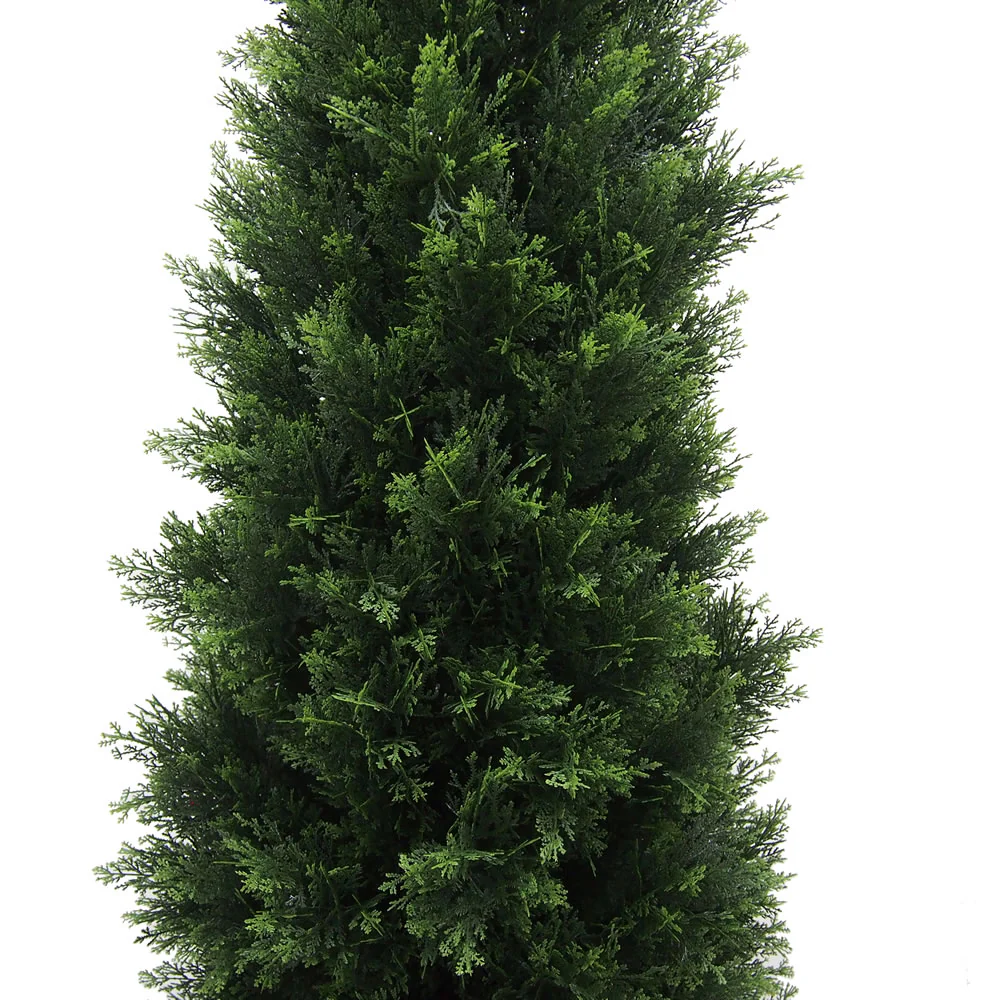 Vickerman 8' Artificial Potted Green Cedar Tree. - Cheap-Us