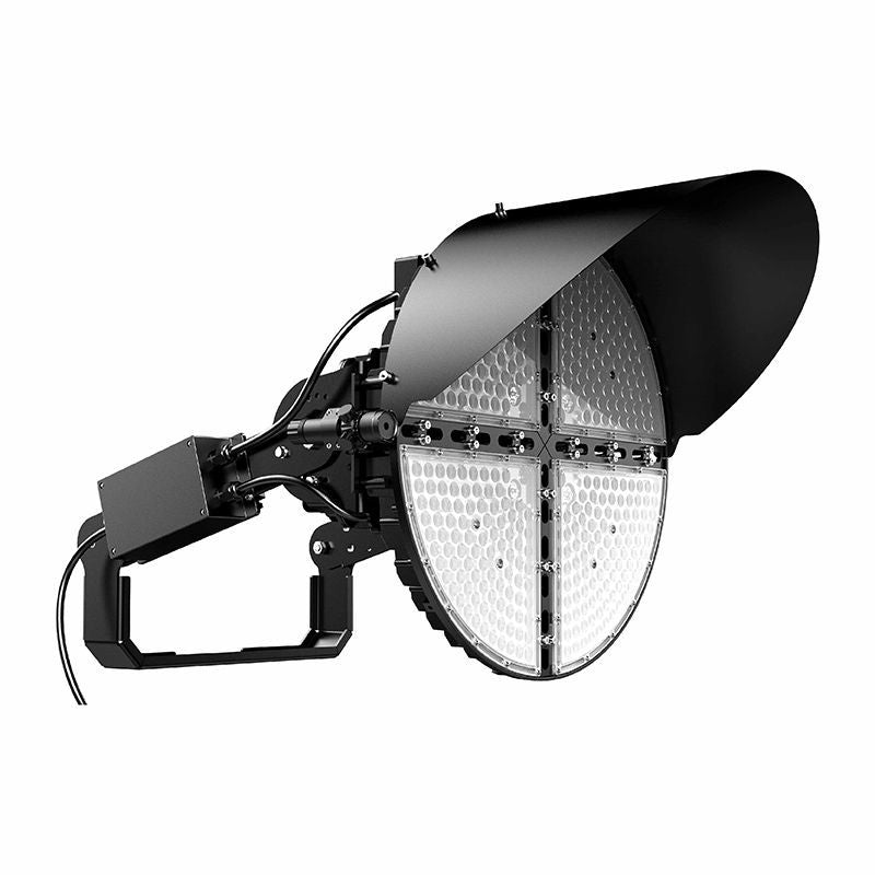 Westgate LED Stadium Flood Lights - Also Suitable For Building FACades, Outdoor Lighting, 600W, 90000 Lumens, 5000K, Black Finish - Cheap-Us