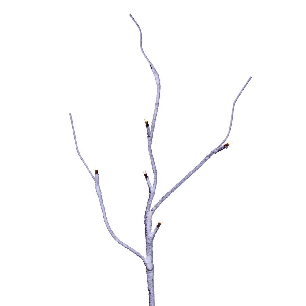Vickerman 3' Brown Frosted Twig Tree Warm White 3mm Wide Angle LED lights - Cheap-Us