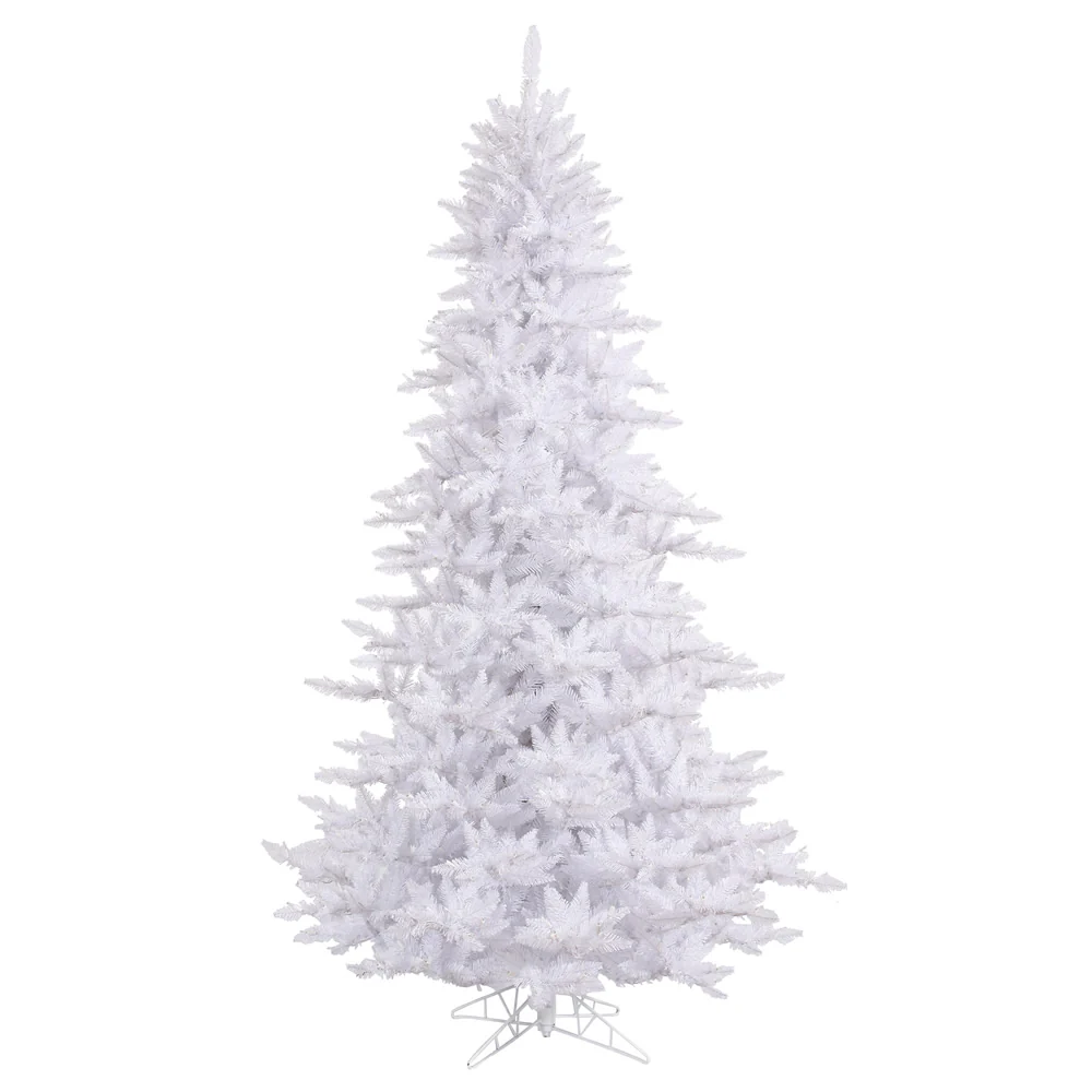 Vickerman 7.5' White Fir Artificial Christmas Tree Unlit - Cheap-Us