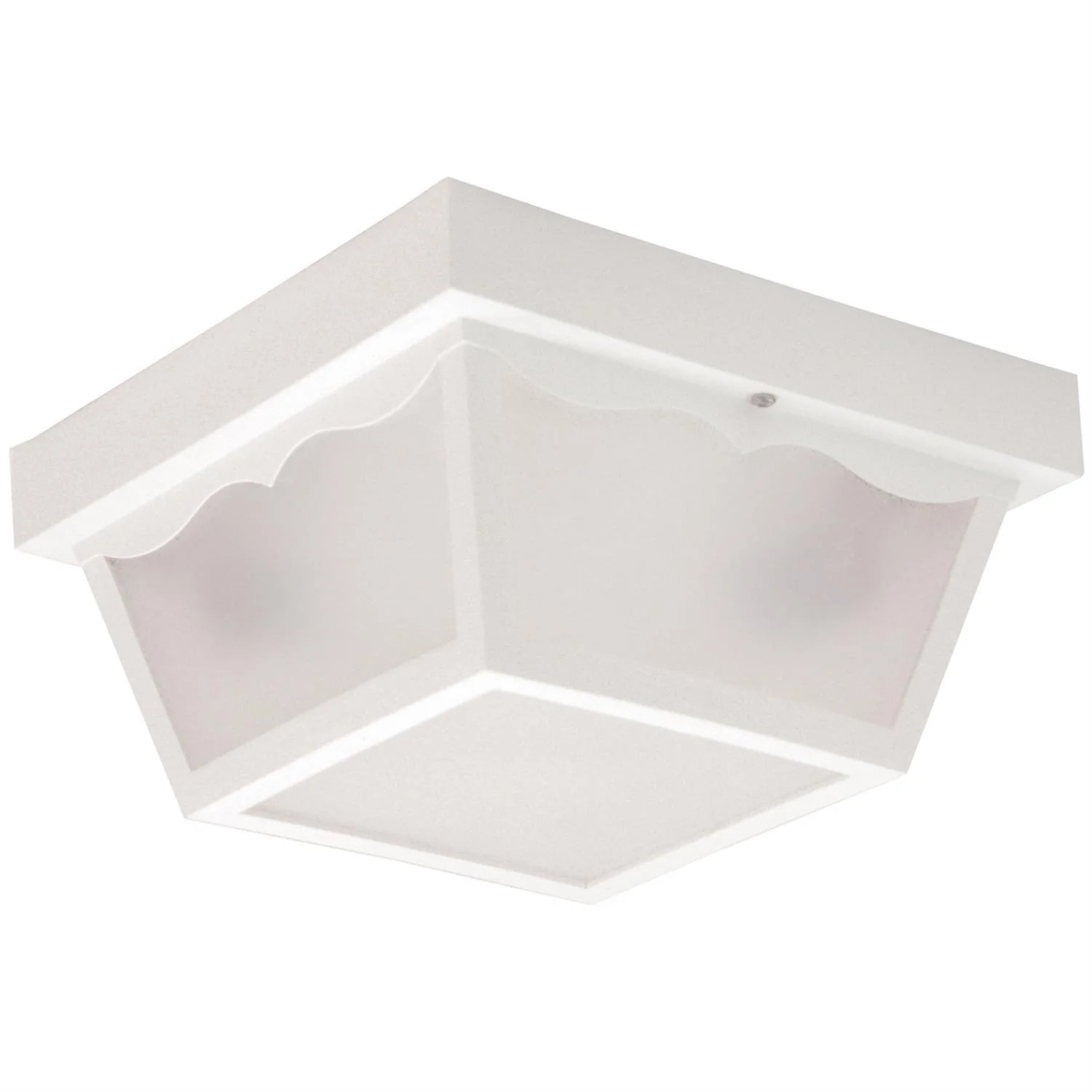 Sunlite Decorative Outdoor Energy Saving Century Collection Fixture, White Finish, Frosted Lens - Cheap-Us