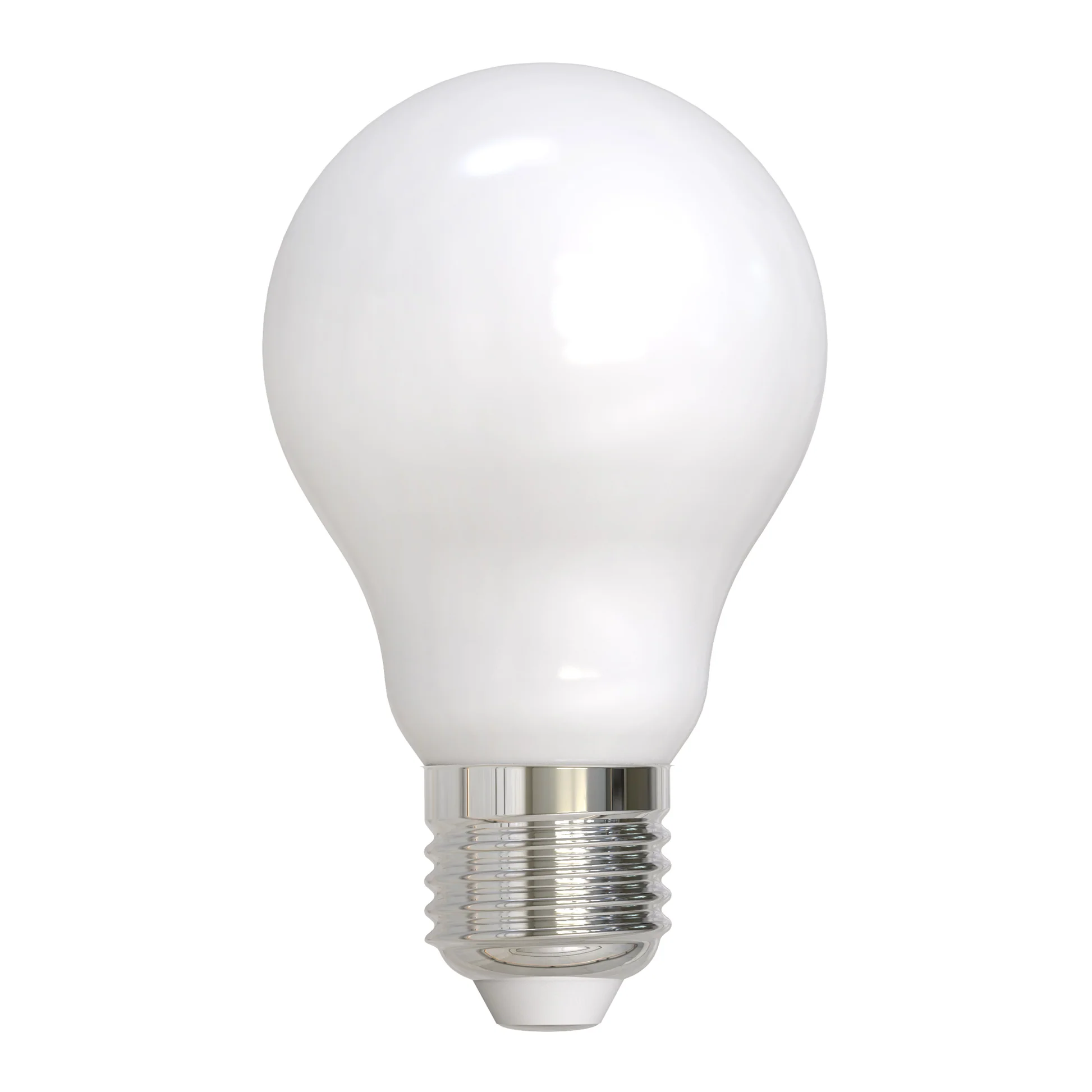 Bulbrite LED Filament 7 Watt Dimmable A19 Light Bulbs with Milky Finish and Medium (E26) Base - 2700K (Warm White Light), 800 Lumens - Cheap-Us