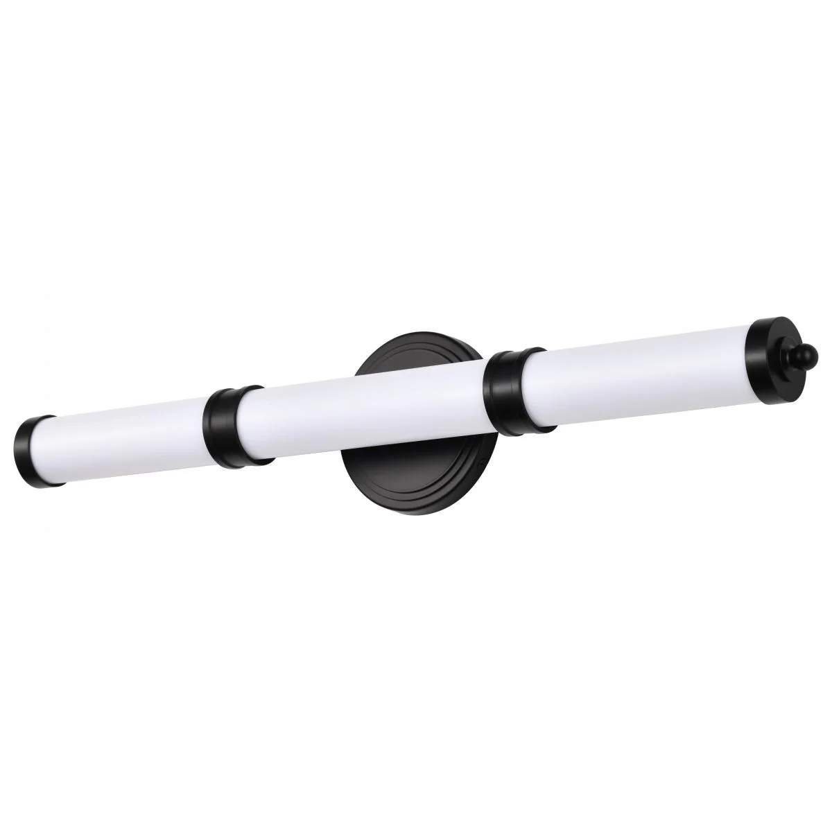 62-678 KAGEN LED MEDIUM VANITY Kagen LED Medium Vanity; Matte Black Finish; White Acrylic Lens - Cheap-Us