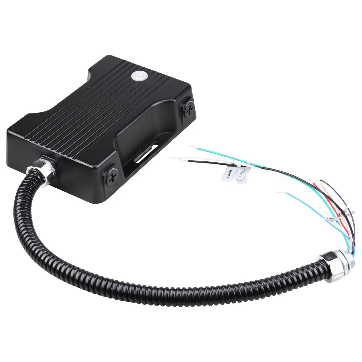 65-622 ADD ON EM ROUND CANOPY LIGHTS Add on Emergency Backup Battery for LED Round Canopy Light Fixtures; 15 Watt; 90 min. Run Time; Black Finish - Cheap-Us