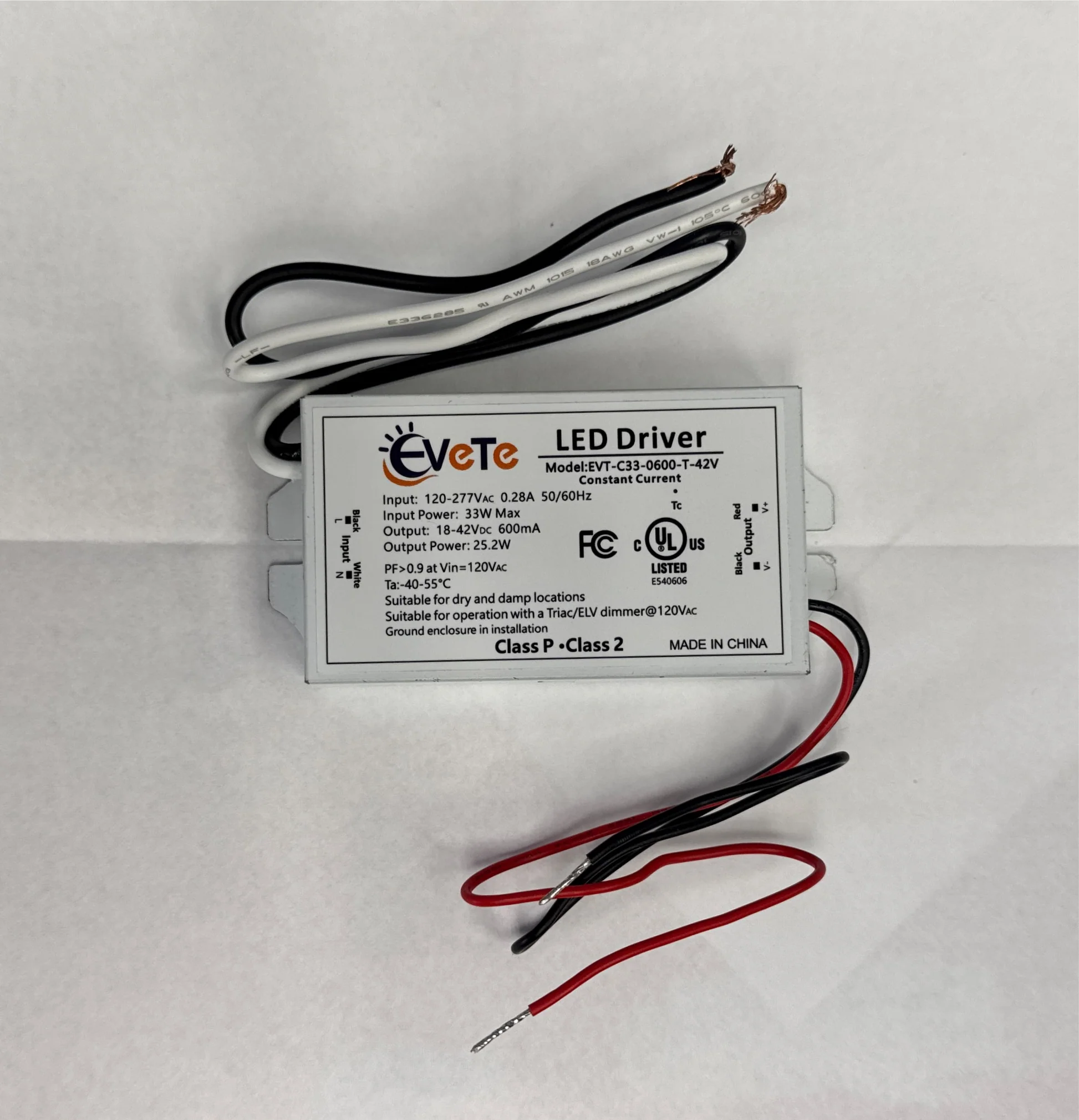 600mA CONSTANT CURRENT DIMMABLE LED DRIVER SUN - Cheap-Us